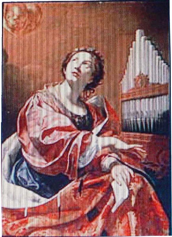  Simon  Vouet Saint Cecilia oil painting picture
